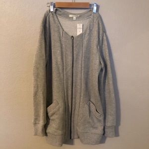 ANTHROPOLGIE nwt grey sweater coat